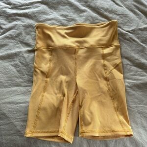 Marika Yellow Women's Bike Shorts